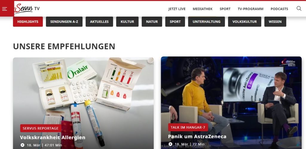 Servustv servustv-mediathek